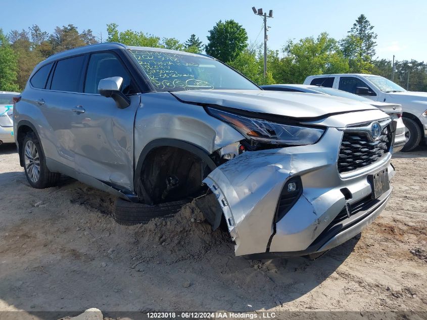 2024 Toyota Highlander Hybrid Limited/Hybrid Platinum VIN: 5TDEBRCH2RS139269 Lot: 12023018