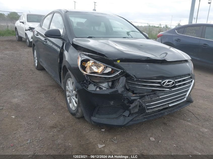 2018 Hyundai Accent VIN: 3KPC24A35JE031213 Lot: 12023021