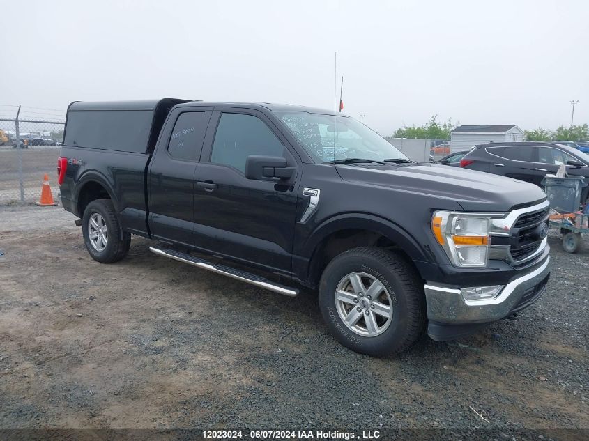 2021 Ford F150 Super Cab VIN: 1FTFX1E5XMKE00092 Lot: 12023024