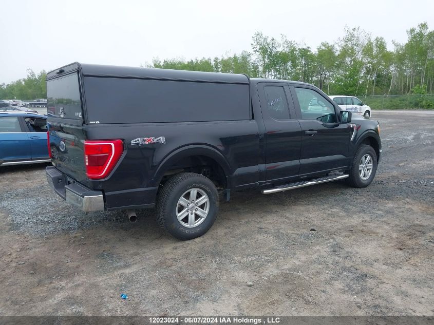 2021 Ford F150 Super Cab VIN: 1FTFX1E5XMKE00092 Lot: 12023024