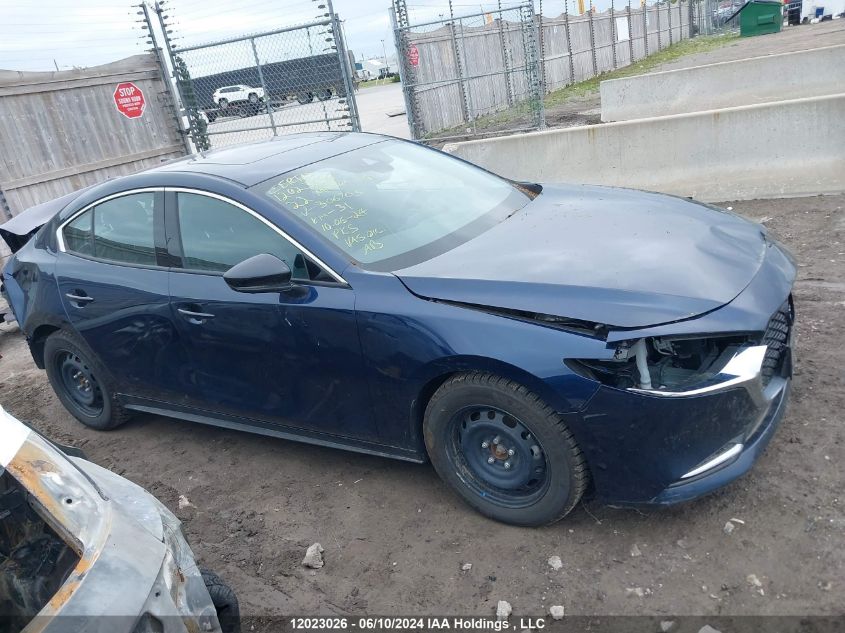 2022 Mazda 3 Gt VIN: 3MZBPBDY4NM306703 Lot: 12023026