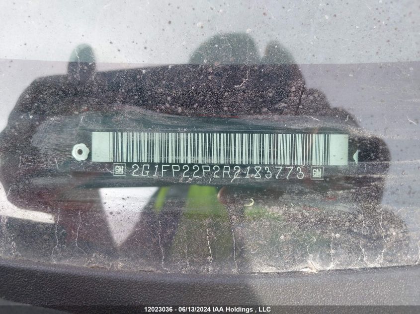 1994 Chevrolet Camaro VIN: 2G1FP22P2R2183773 Lot: 12023036