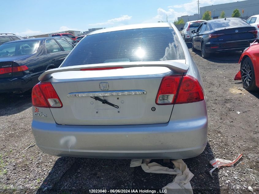 2003 Honda Civic Sdn VIN: 2HGES16673H948883 Lot: 12023040