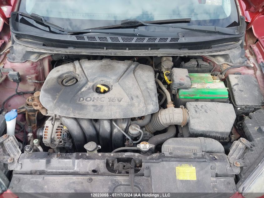 2013 Hyundai Elantra Gl VIN: 5NPDH4AE1DH220591 Lot: 12023055