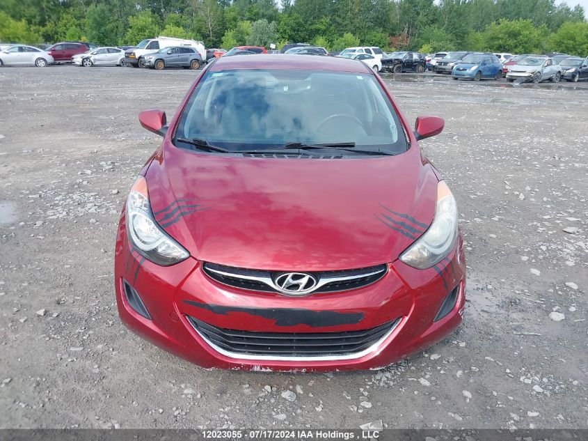 2013 Hyundai Elantra Gl VIN: 5NPDH4AE1DH220591 Lot: 12023055