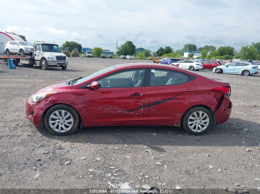 2013 Hyundai Elantra Gl VIN: 5NPDH4AE1DH220591 Lot: 12023055