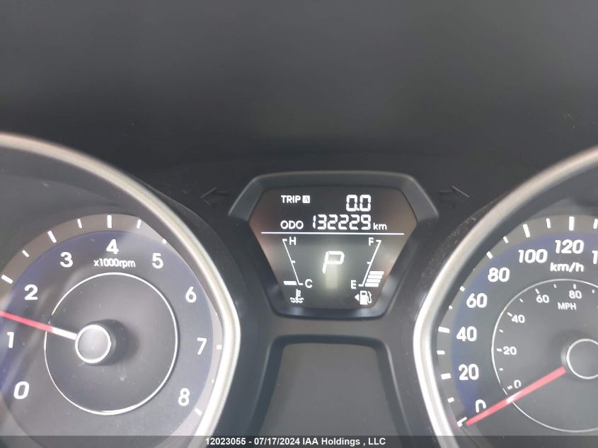 2013 Hyundai Elantra Gl VIN: 5NPDH4AE1DH220591 Lot: 12023055