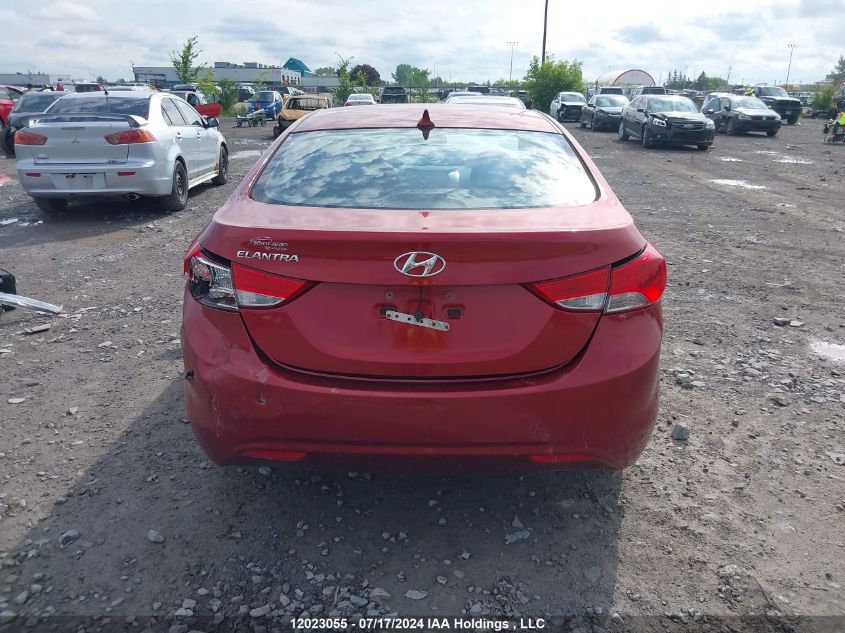 2013 Hyundai Elantra Gl VIN: 5NPDH4AE1DH220591 Lot: 12023055