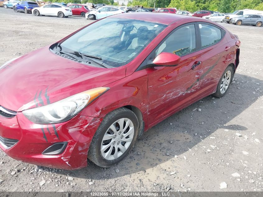 2013 Hyundai Elantra Gl VIN: 5NPDH4AE1DH220591 Lot: 12023055