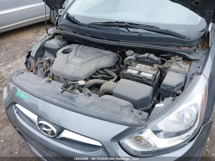 2012 Hyundai Accent Gls/Gs VIN: KMHCT4AE6CU261874 Lot: 12023080