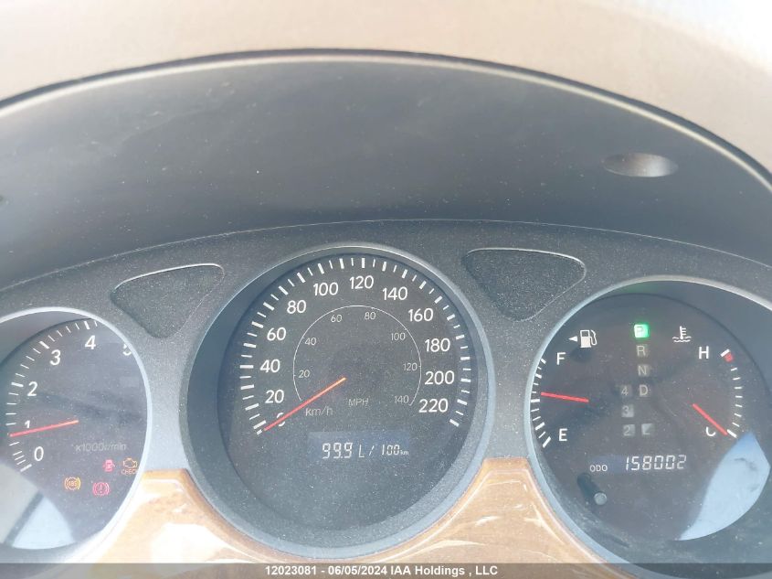 2005 Lexus Es 330 VIN: JTHBA30G055113962 Lot: 12023081