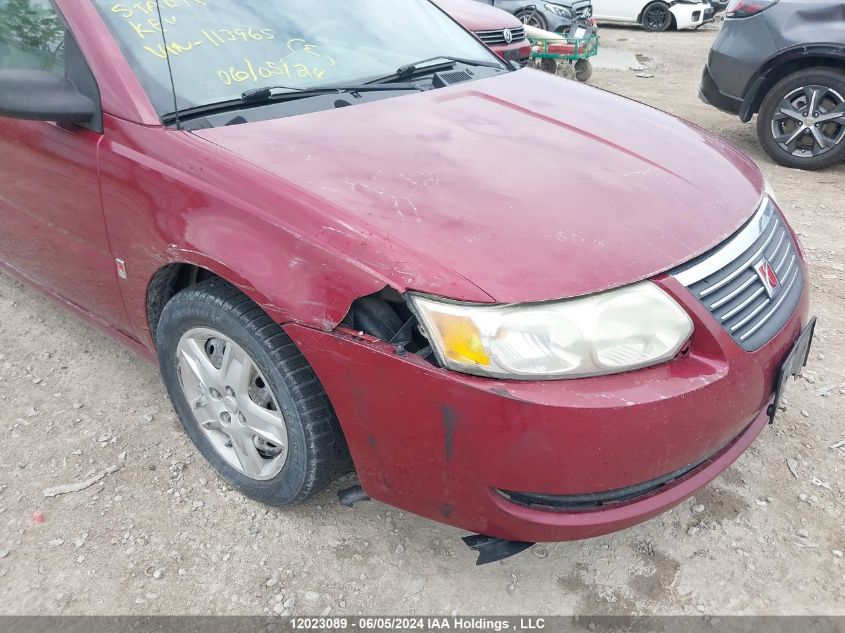 2006 Saturn Ion Sedan VIN: 1G8AJ55FX6Z113965 Lot: 12023089