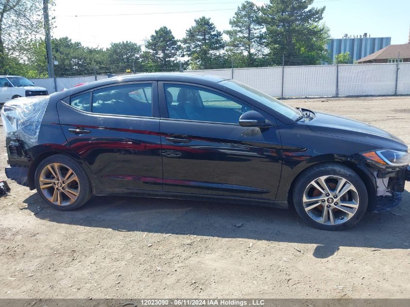 2018 Hyundai Elantra Gls VIN: KMHD84LFXJU483701 Lot: 12023090