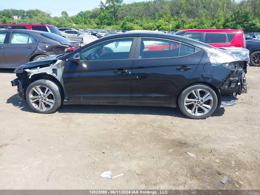 2018 Hyundai Elantra Gls VIN: KMHD84LFXJU483701 Lot: 12023090