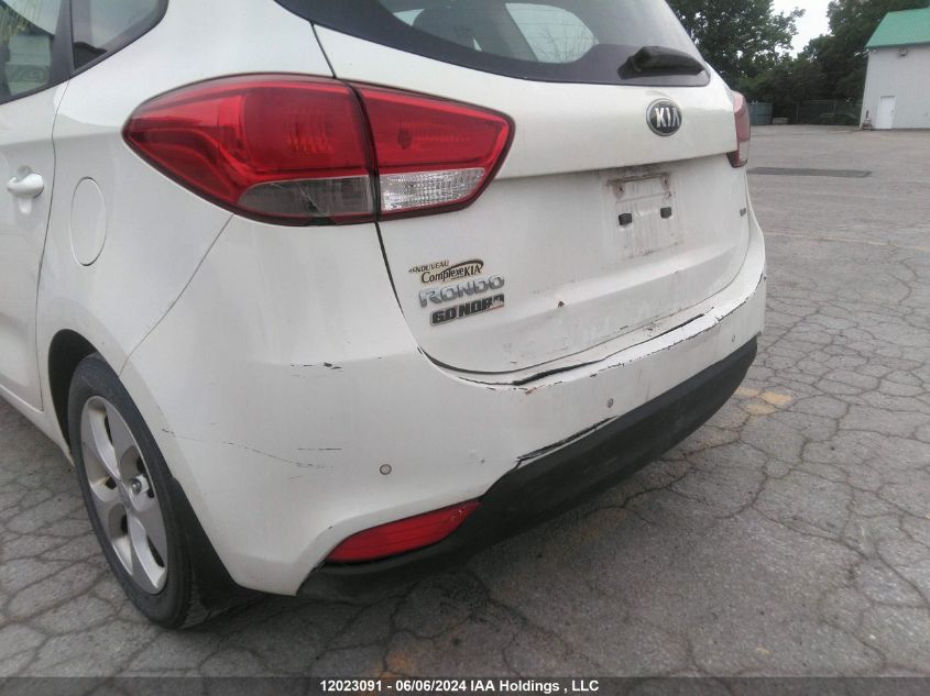 2014 Kia Rondo VIN: KNAHT8A31E7047924 Lot: 12023091