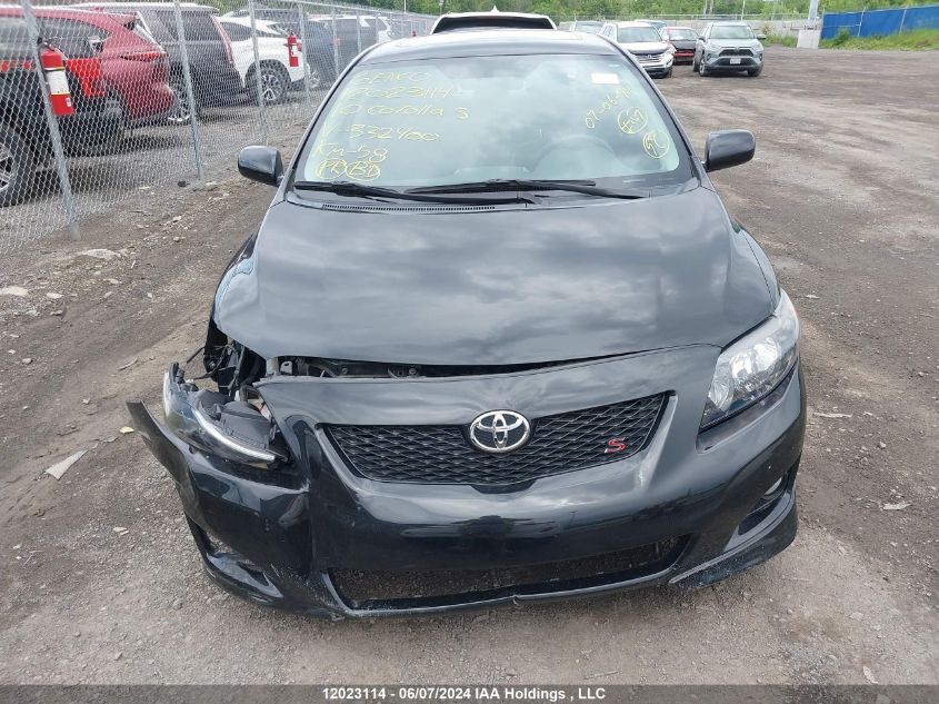 2010 Toyota Corolla S VIN: 2T1BU4EE8AC332400 Lot: 12023114