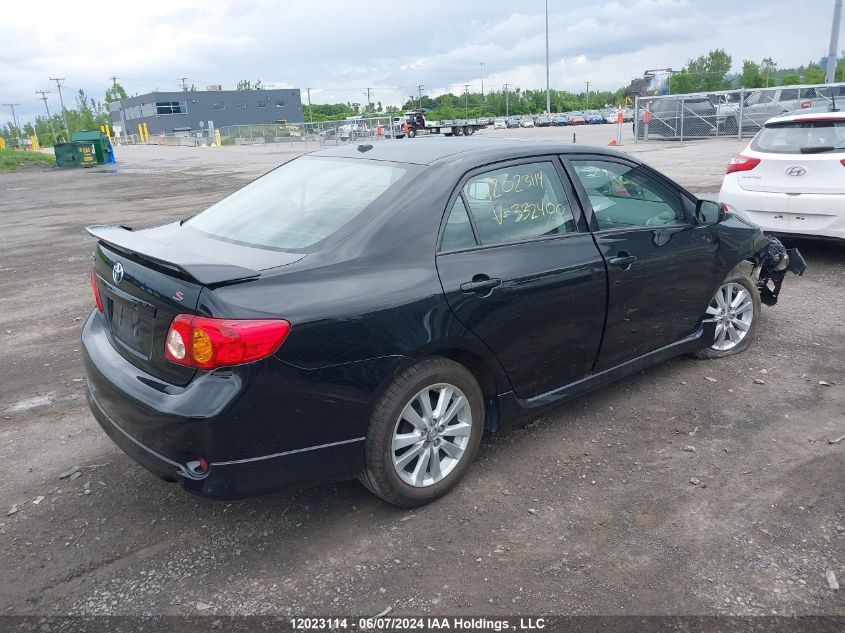 2010 Toyota Corolla S VIN: 2T1BU4EE8AC332400 Lot: 12023114