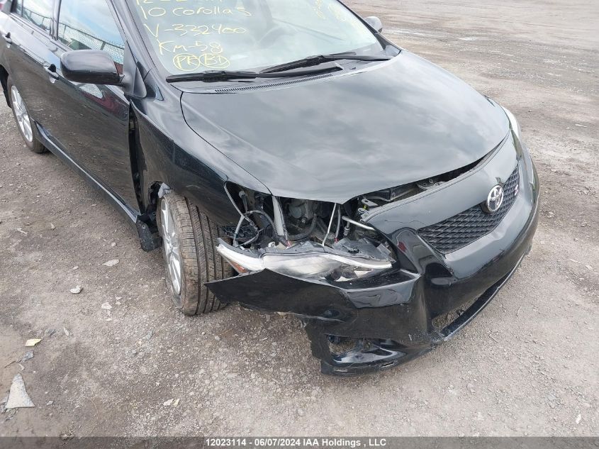 2010 Toyota Corolla S VIN: 2T1BU4EE8AC332400 Lot: 12023114