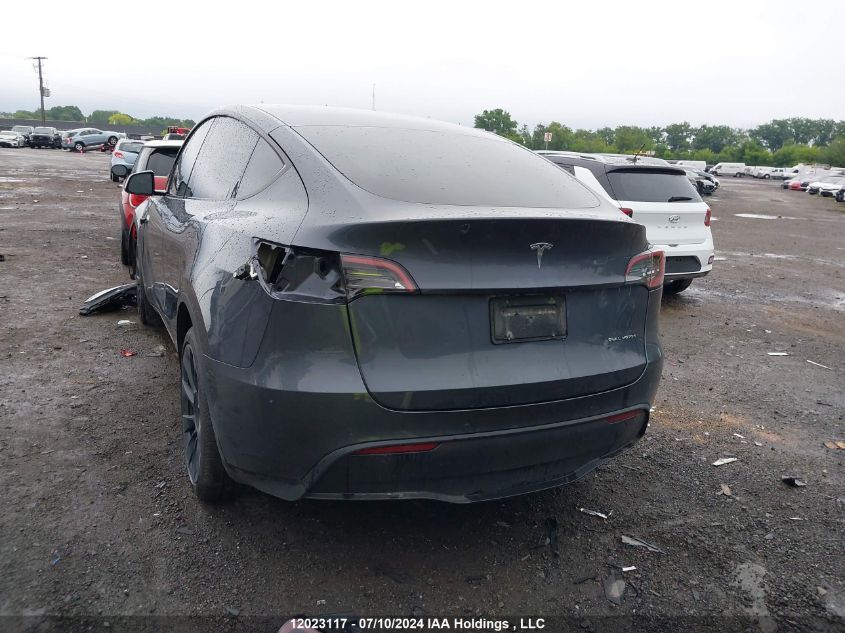 2022 Tesla Model Y VIN: 7SAYGDEE7NF563052 Lot: 12023117