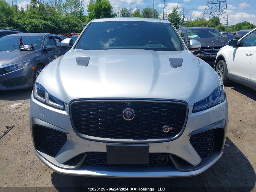 2021 Jaguar F-Type Svr VIN: SADCZ2EE2MA678708 Lot: 12023125