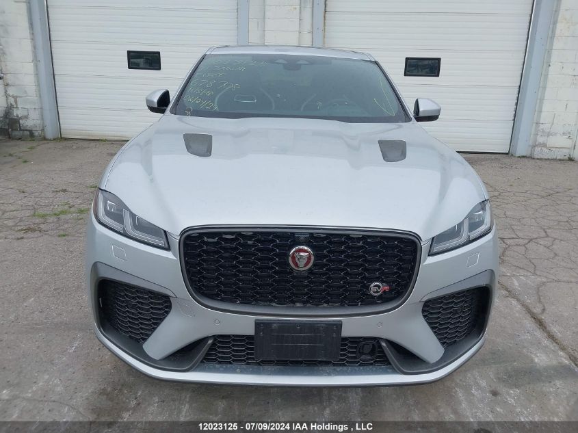 2021 Jaguar F-Type Svr VIN: SADCZ2EE2MA678708 Lot: 12023125