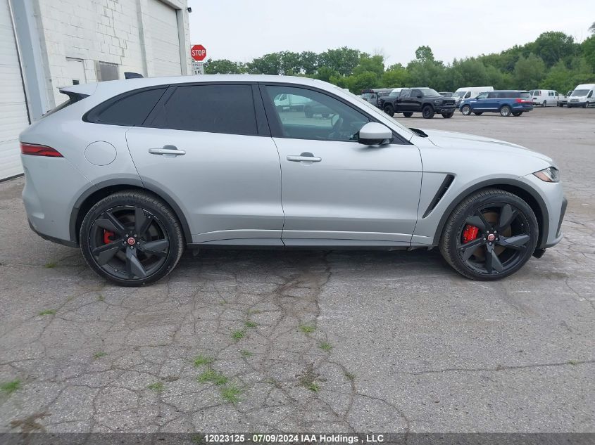 2021 Jaguar F-Type Svr VIN: SADCZ2EE2MA678708 Lot: 12023125