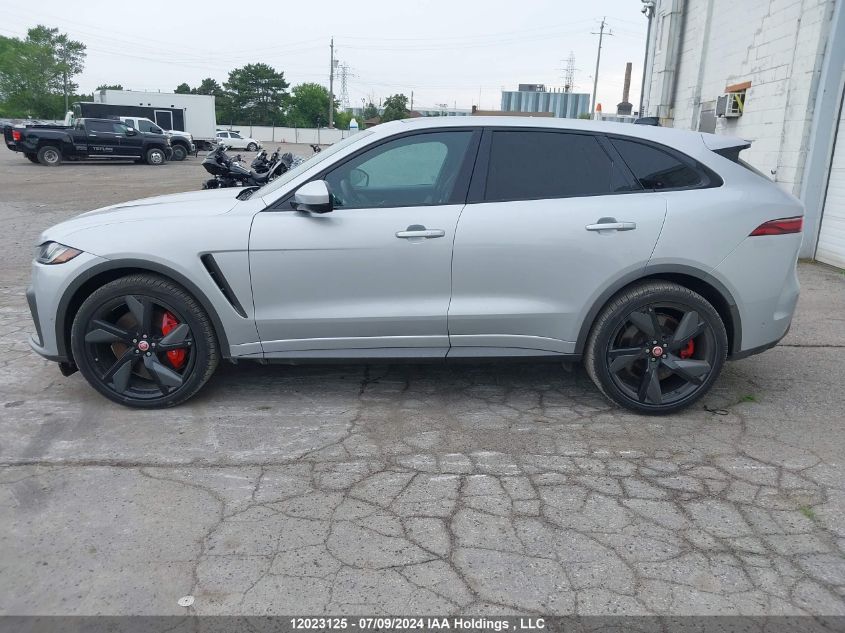 2021 Jaguar F-Type Svr VIN: SADCZ2EE2MA678708 Lot: 12023125