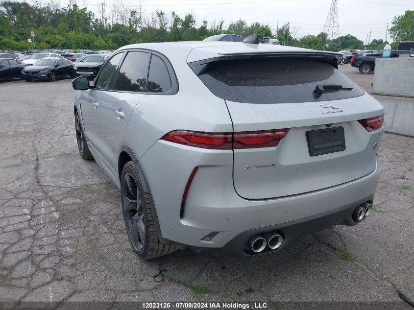 2021 Jaguar F-Type Svr VIN: SADCZ2EE2MA678708 Lot: 12023125