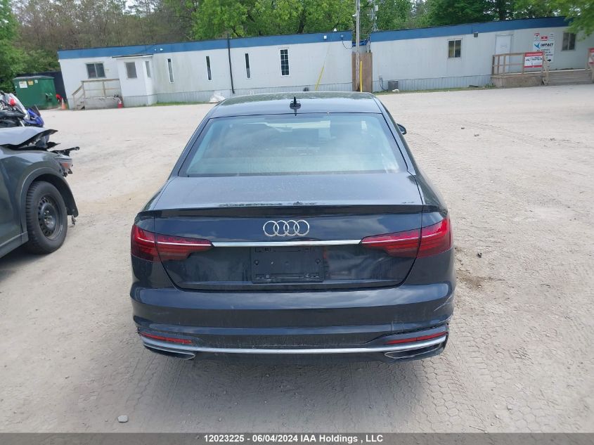 2022 Audi A4 Premium 40 VIN: WAUABBF47NN009953 Lot: 12023225