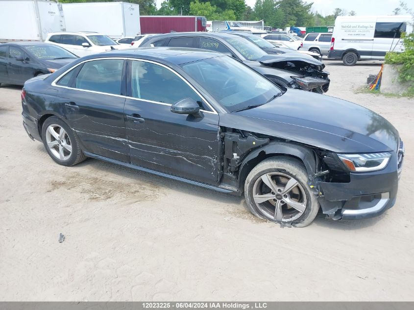 2022 Audi A4 Premium 40 VIN: WAUABBF47NN009953 Lot: 12023225