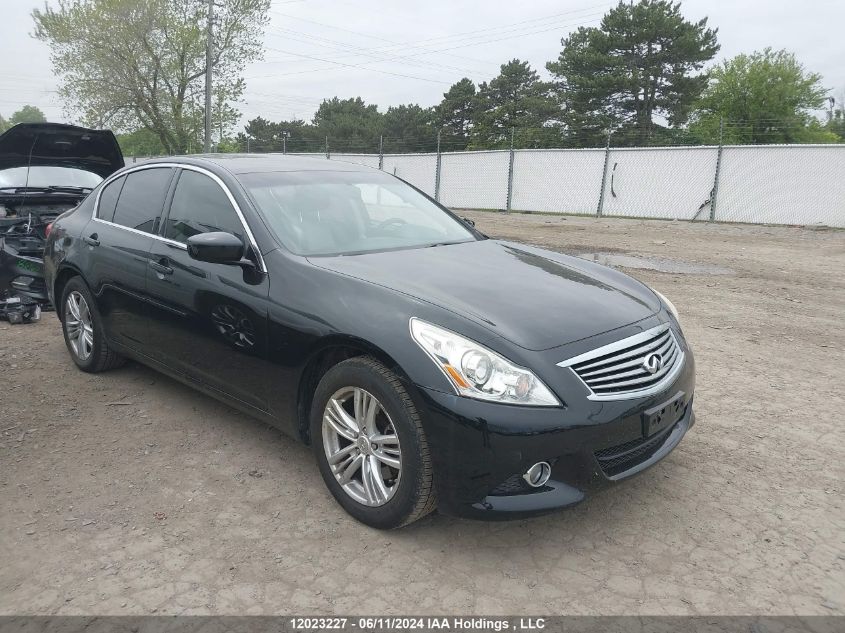 2012 Infiniti G25 VIN: JN1DV6AR5CM862259 Lot: 12023227