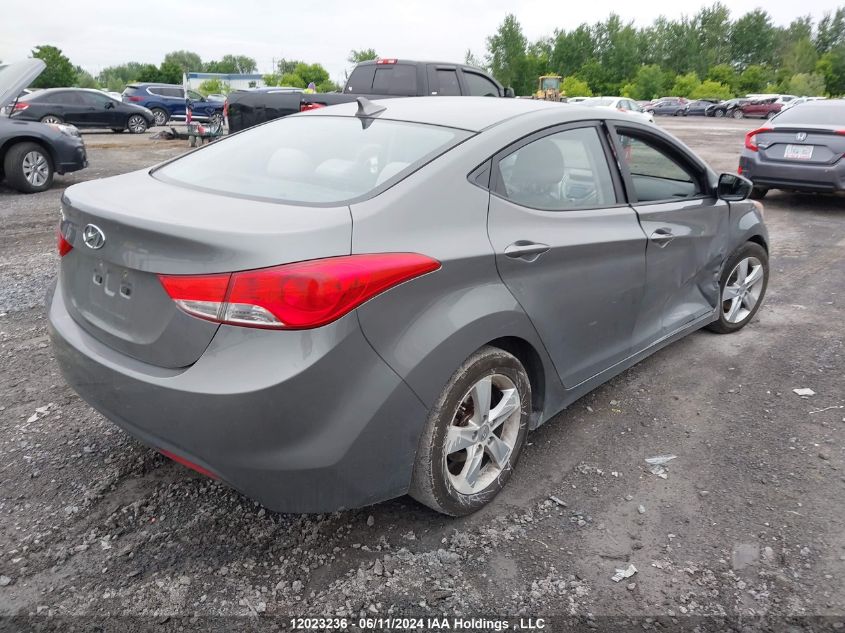 2013 Hyundai Elantra Gls VIN: 5NPDH4AE1DH183381 Lot: 12023236