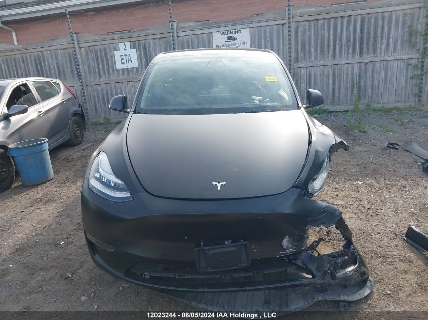 2022 Tesla Model Y VIN: 7SAYGDEE2NF451470 Lot: 12023244