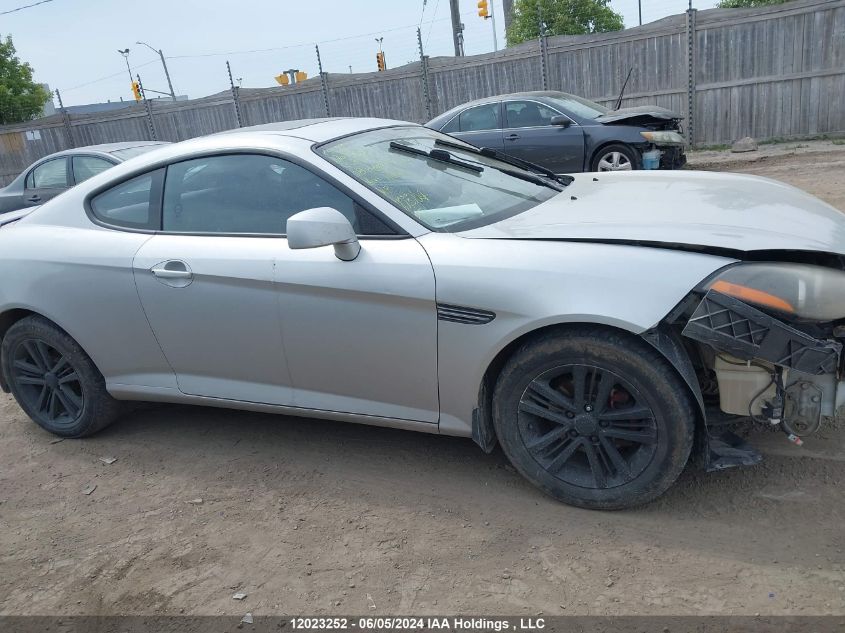 2008 Hyundai Tiburon VIN: KMHHM65D18U278881 Lot: 12023252