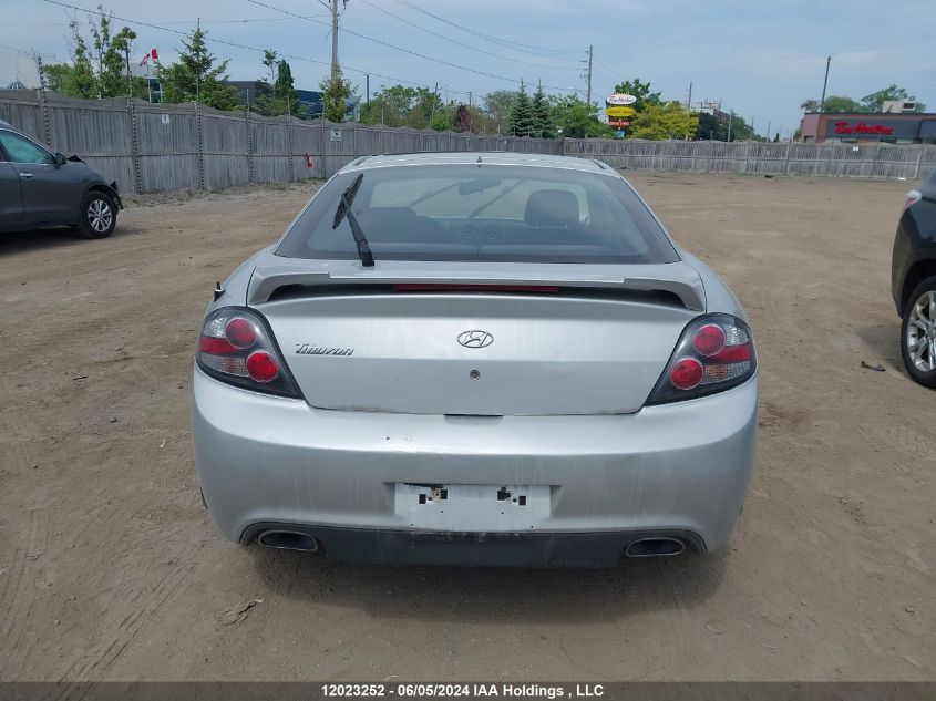 2008 Hyundai Tiburon VIN: KMHHM65D18U278881 Lot: 12023252