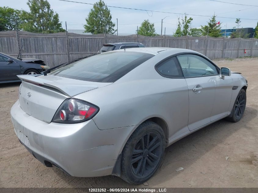 2008 Hyundai Tiburon VIN: KMHHM65D18U278881 Lot: 12023252