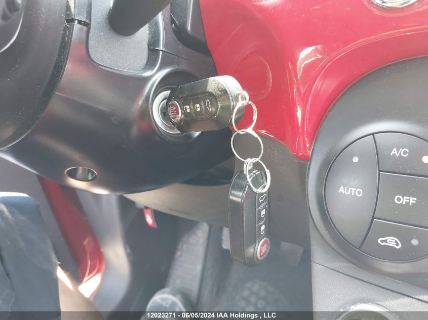 2014 Fiat 500 Lounge VIN: 3C3CFFER0ET287067 Lot: 12023271