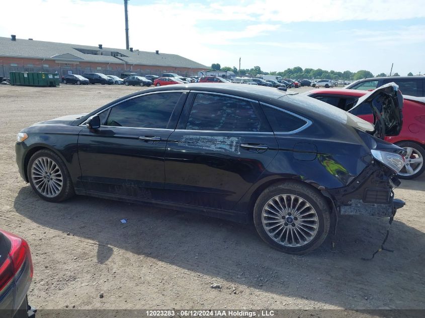 2015 Ford Fusion Titanium VIN: 3FA6P0D96FR100651 Lot: 12023283