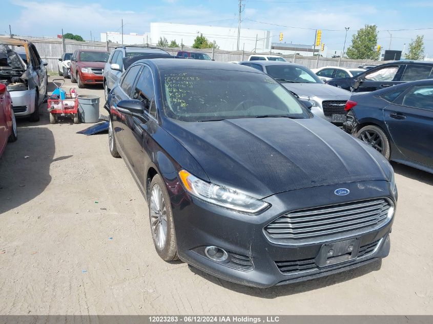 2015 Ford Fusion Titanium VIN: 3FA6P0D96FR100651 Lot: 12023283