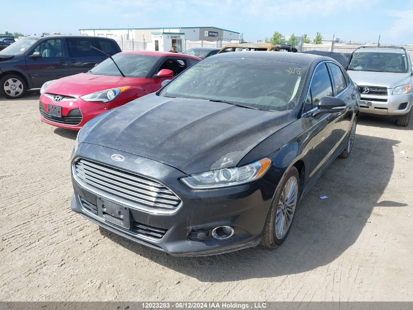 2015 Ford Fusion Titanium VIN: 3FA6P0D96FR100651 Lot: 12023283