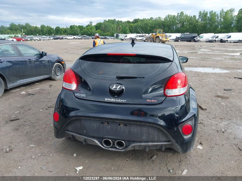 2013 Hyundai Veloster Turbo VIN: KMHTC6AE8DU087299 Lot: 12023297