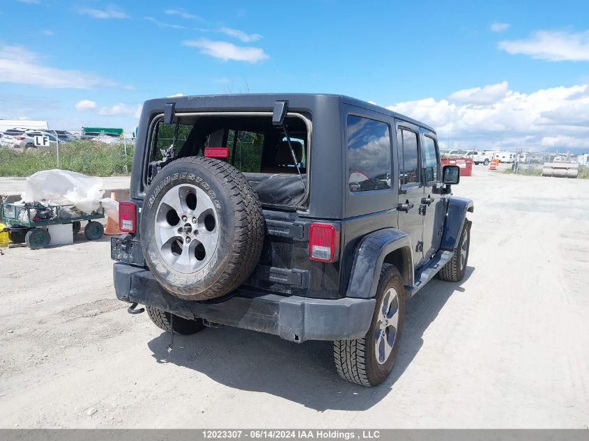 2017 Jeep Wrangler Unlimited Sahara VIN: 1C4BJWEG3HL703407 Lot: 12023307