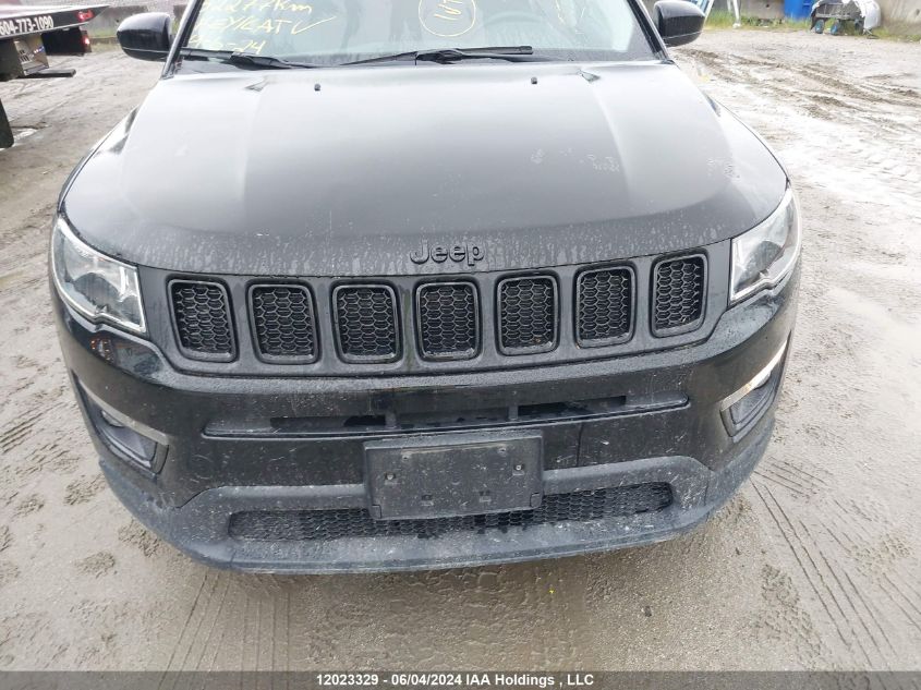 2019 Jeep Compass North VIN: 3C4NJCBB7KT677586 Lot: 12023329