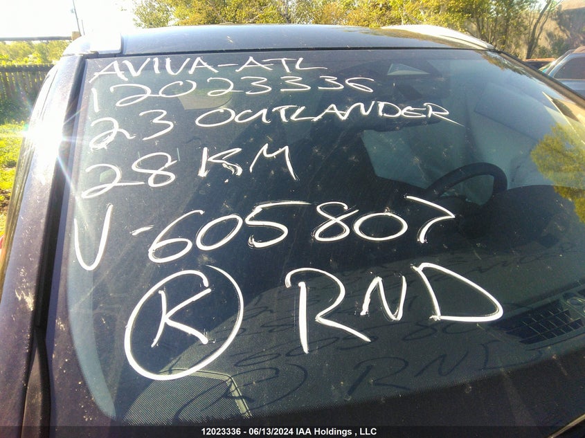 2023 Mitsubishi Outlander VIN: JA4J4VA89PZ605807 Lot: 12023336