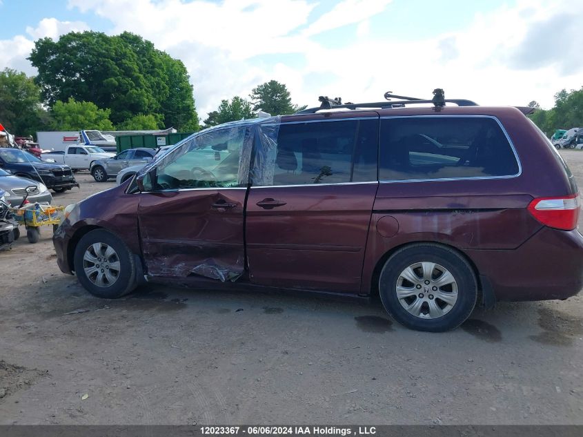 2007 Honda Odyssey Ex VIN: 5FNRL38407B511503 Lot: 12023367
