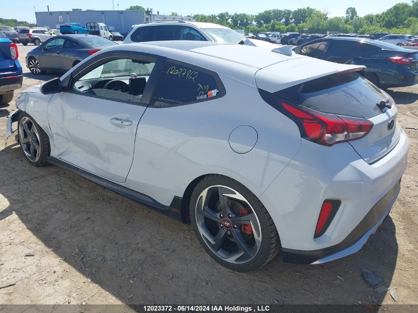 2020 Hyundai Veloster Turbo/Turbo R-Spec/Turbo Ultimate VIN: KMHTH6AB9LU028767 Lot: 12023372