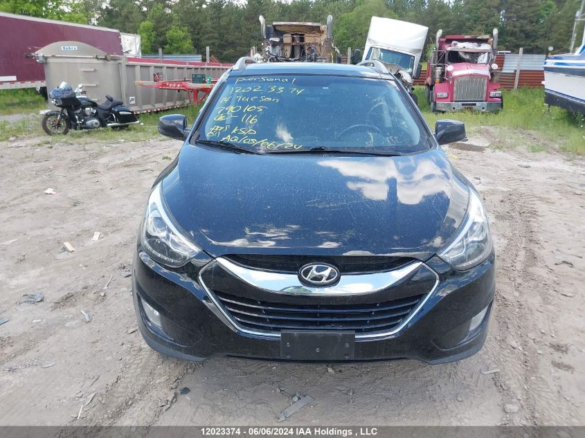 2014 Hyundai Tucson Gls/Limited/Se VIN: KM8JU3AG3EU790105 Lot: 12023374