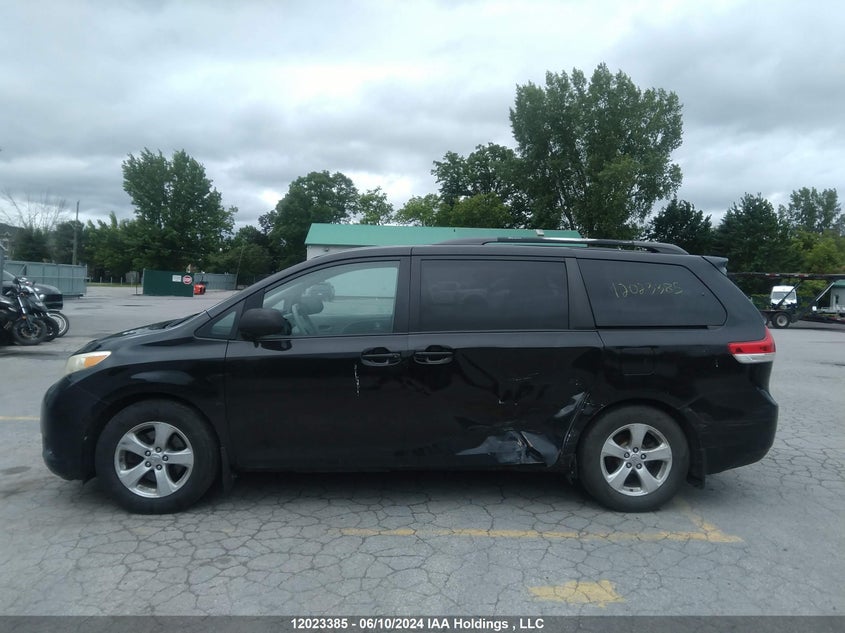 2011 Toyota Sienna VIN: 5TDZK3DCXBS075540 Lot: 12023385
