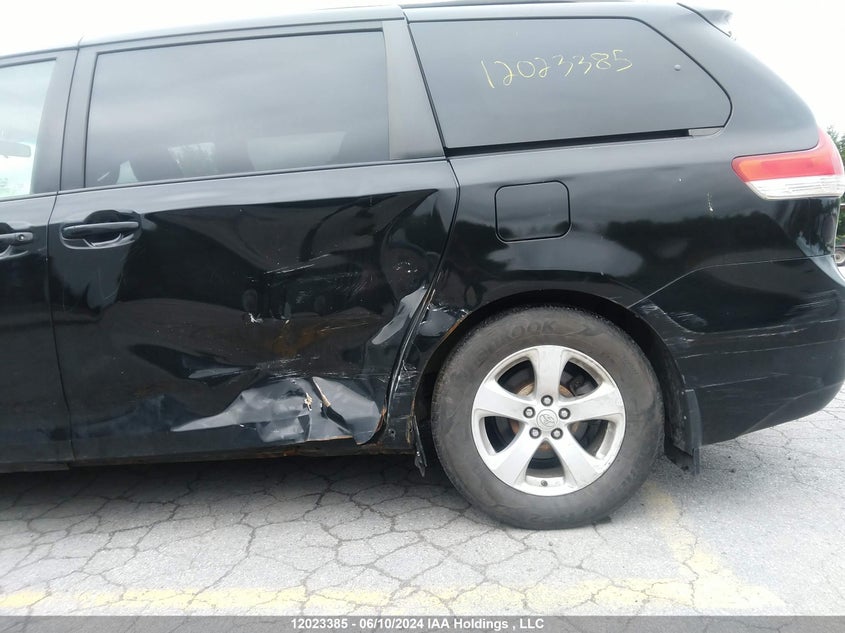 2011 Toyota Sienna VIN: 5TDZK3DCXBS075540 Lot: 12023385