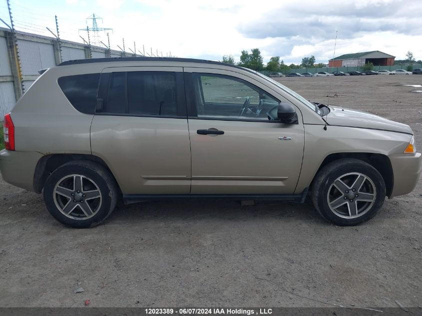 2009 Jeep Compass Sport VIN: 1J4FF47B19D210663 Lot: 12023389